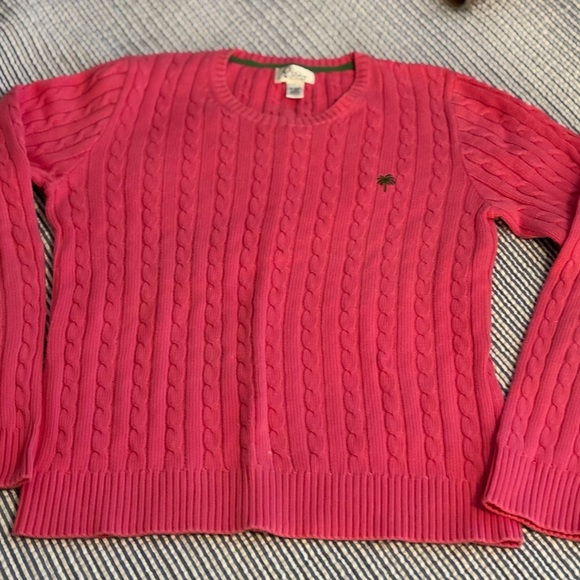 Classic Lilly Pulitzer Pink Sweater - Picture 1 of 7